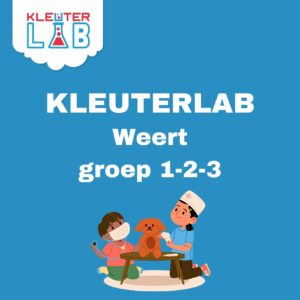 Training KleuterLab gr 1-3 Weert (Li) don 29 okt 2026, 14 jan en 4 maart 2027 (15.00-17.15)